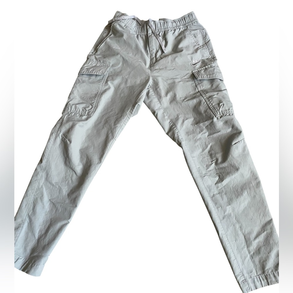 Nike Cargo Pants Size youth small joggers - Light Gray